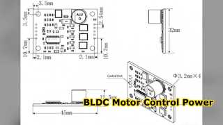 Driver de motor BLDC 10-36V 20A PWM controle analógico