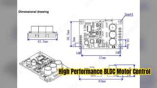 Placa de driver do controlador de motor JYQD V8.3E 15A BLDC