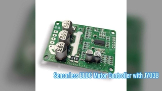 Controlador de motor BLDC sem sensor com JY03B IC sem necessidade de programação